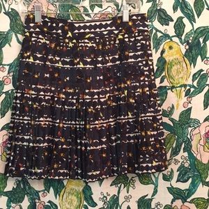 🔥🔥BUNDLE ONLY!!/J.Crew Floral Geometric Print Pleated Skirt 🔥🔥